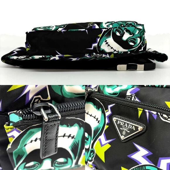 Prada Nylon Body Bag Shoulder Bag Universal Studios Collaboration - Picture 4 of 6